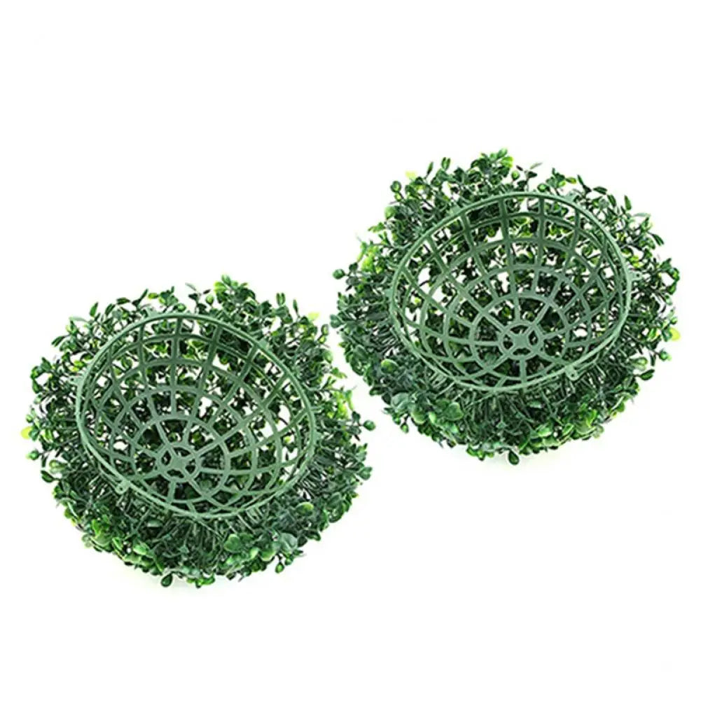 1pc Green Artificial Plant Ball Topiary Plastic Tear Resistant Tree Boxwood Wedding Party Outdoor Garden Home Decoration