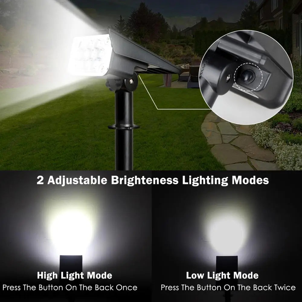 T-SUNRISE 1-4pcs 20LED Solar Garden Light IP65 Waterproof Auto ON/OFF Outdoor Solar Lights Solar Landscape Spotlights Lamps