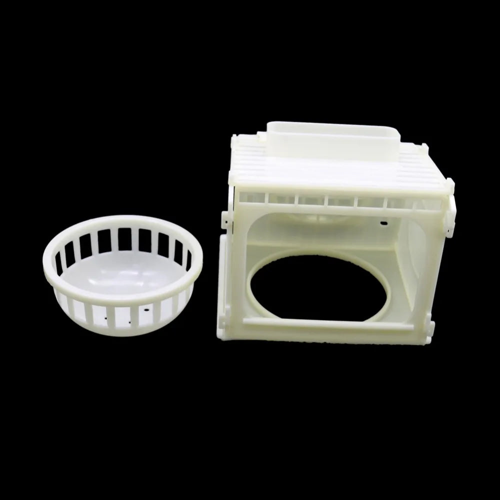 1 Pcs Bird Supplies Removable Bird Nest White High Quality Plastic Bird House Parrot Cage Pet Tool