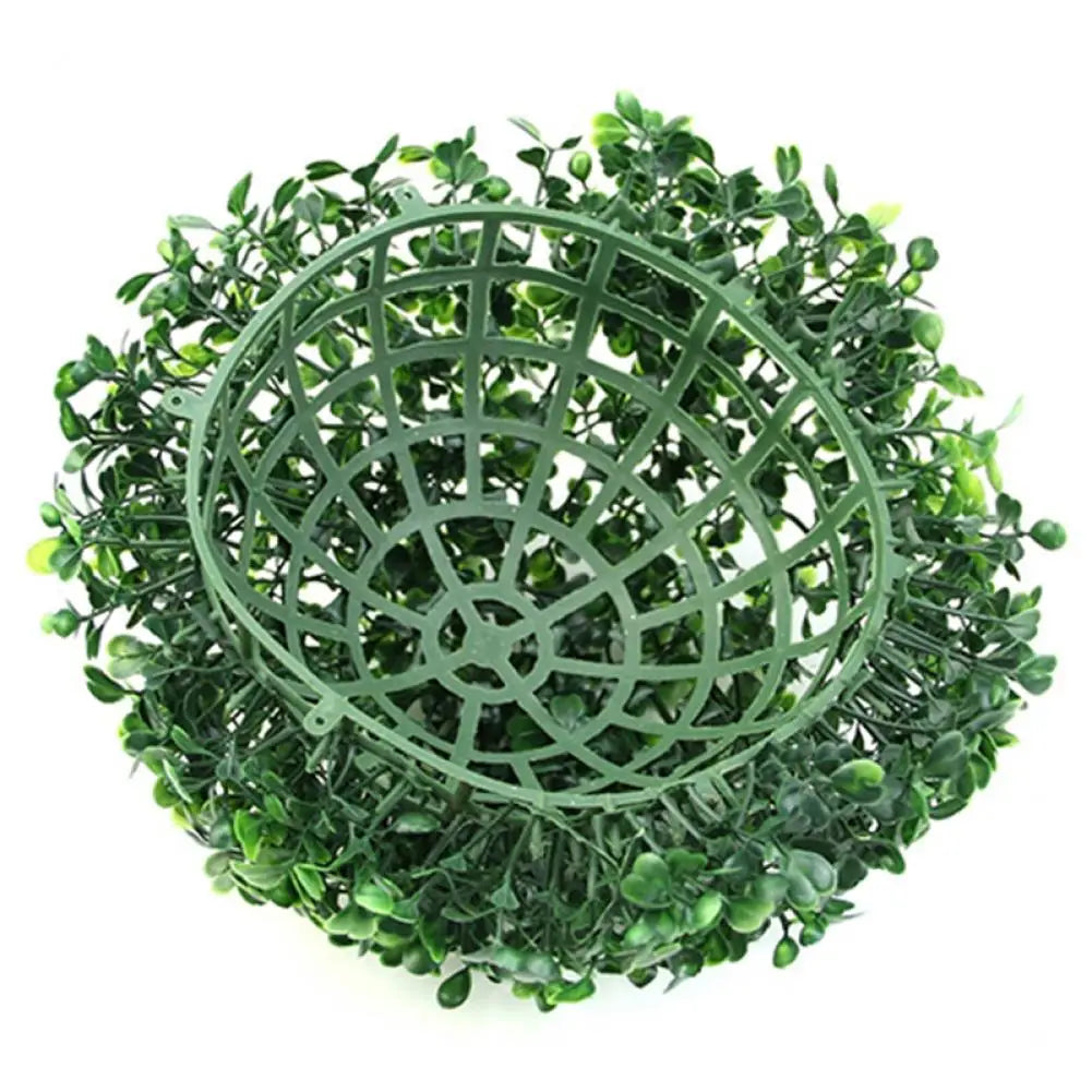 1pc Green Artificial Plant Ball Topiary Plastic Tear Resistant Tree Boxwood Wedding Party Outdoor Garden Home Decoration