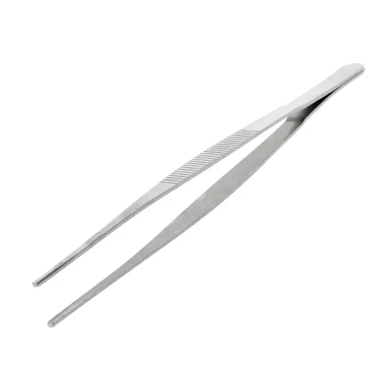 Toothed Tweezers Barbecue Stainless Steel Long Food Tongs Straight Home Tweezer Garden Kitchen BBQ Tool 5 Sizes Barbecue J9K