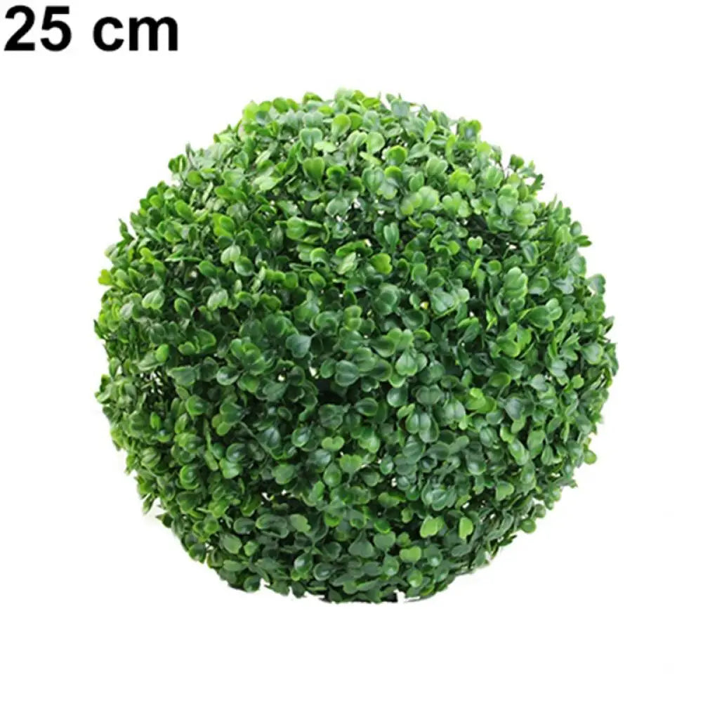 1pc Green Artificial Plant Ball Topiary Plastic Tear Resistant Tree Boxwood Wedding Party Outdoor Garden Home Decoration