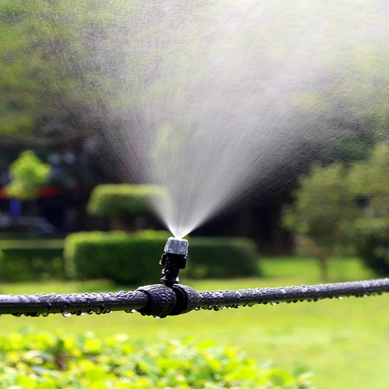 50-500 Pcs Plasic Watering Irrigation 25mm/0.98 Inches Garden Sprinkler Heads Misting Nozzle Tee Joints for Watering Irrigation