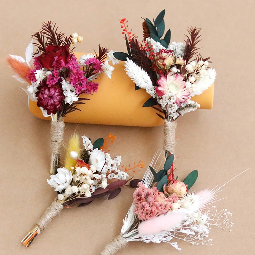 Mini Floral Branches Artifical Plant Home Decoration Christmas Xmas Wedding Party Arranging Dried Flower Ornament Crafts