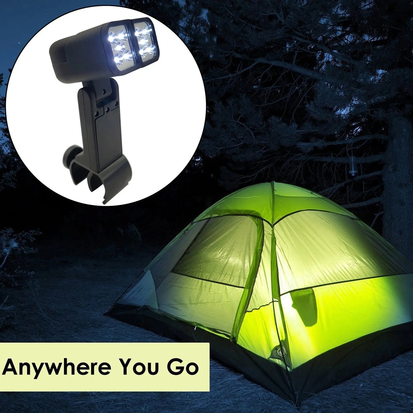 LED Barbecue Grill Light 10 LEDs Heat Resistant Waterproof Night Grilling Lamp Mount Clip Outdoor Switch LED BBQ Light