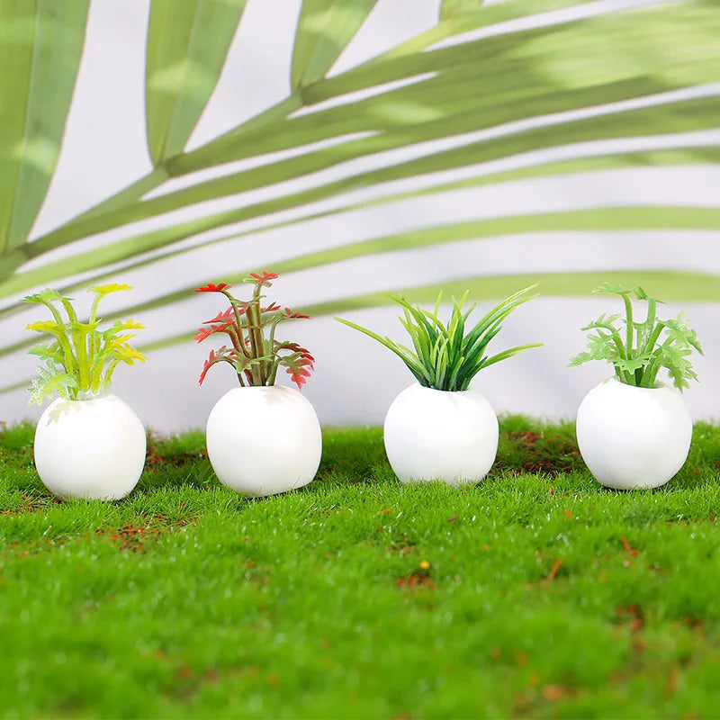 Dollhouse Dollhouse Dollhouse Accessories Miniature Model Micro Landscape Decoration Mini Simulation Succulent Plant Potting