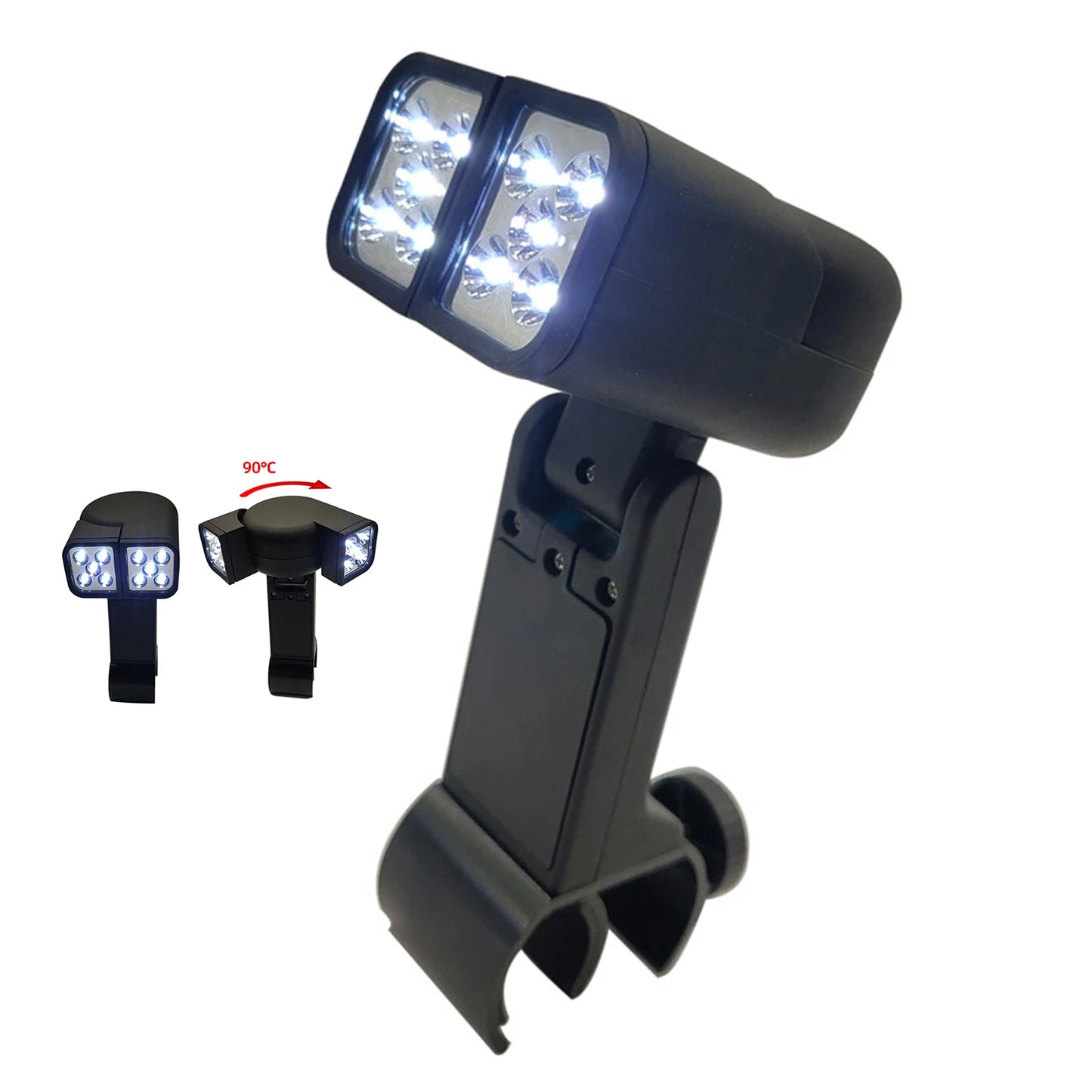 LED Barbecue Grill Light 10 LEDs Heat Resistant Waterproof Night Grilling Lamp Mount Clip Outdoor Switch LED BBQ Light