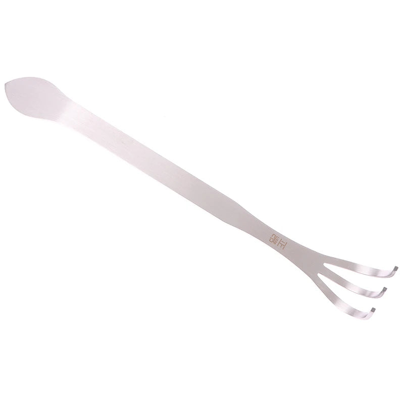 1Pc Stainless Steel Root Rake Multifunctional Bonsai Potted Plants Loosen Soil Tool Handheld Rustproof Rake Home Gardening Tools