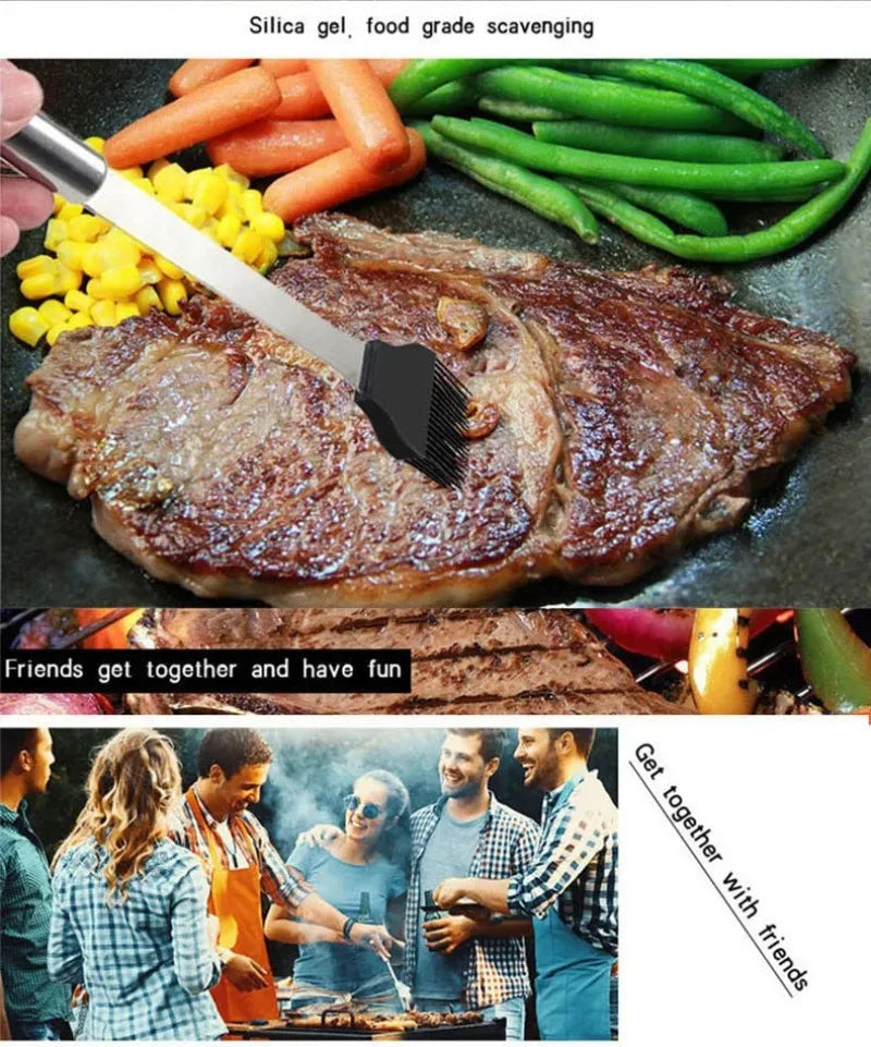 BBQ Tools Set Barbecue Utensil AccessoriesThermometer Barbeque Grilling Accessories Outdoor Gril Tools Set Bbq Utensil Set