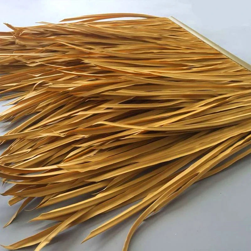 50cm Fake Thatch Artifical Plant for Roof Decoration PVC Retardant False Thatch Simulation Natural Thatched Home Garden Decor