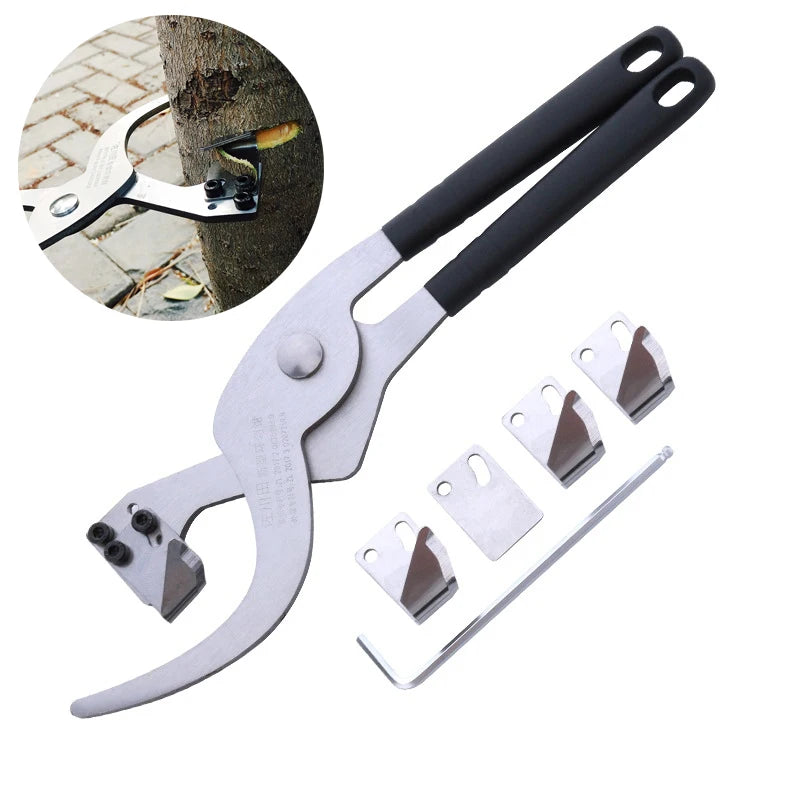 Sharp Stripping Peeling Knife Garden Tree Branches Ring Barking Cutter Scissor Girdling Shear Prunning Garden Hand Tools
