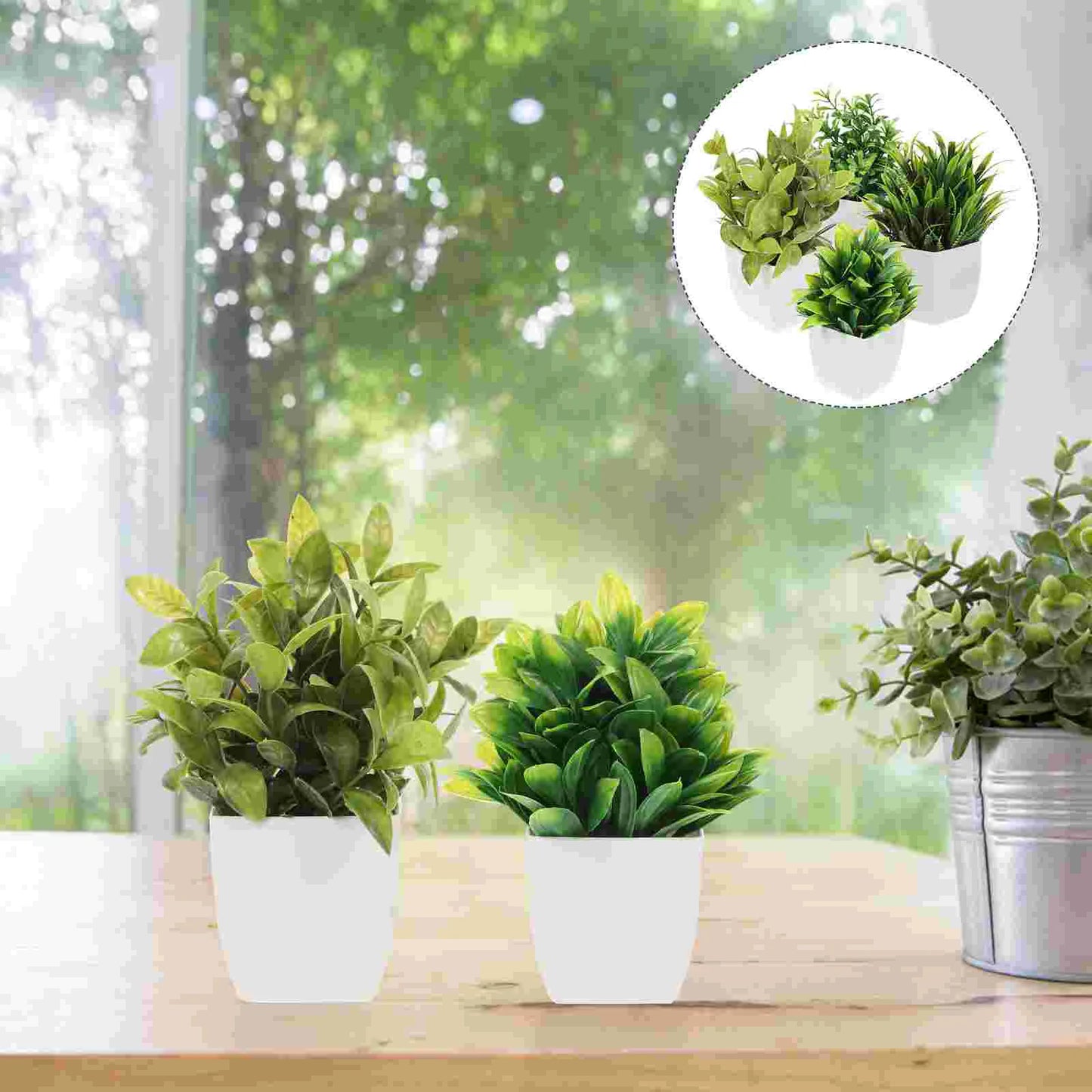 Premium Realistic Convenient Fake Plants Faux Plant Farmhouse Kitchen Decor Artifical Plants for Home