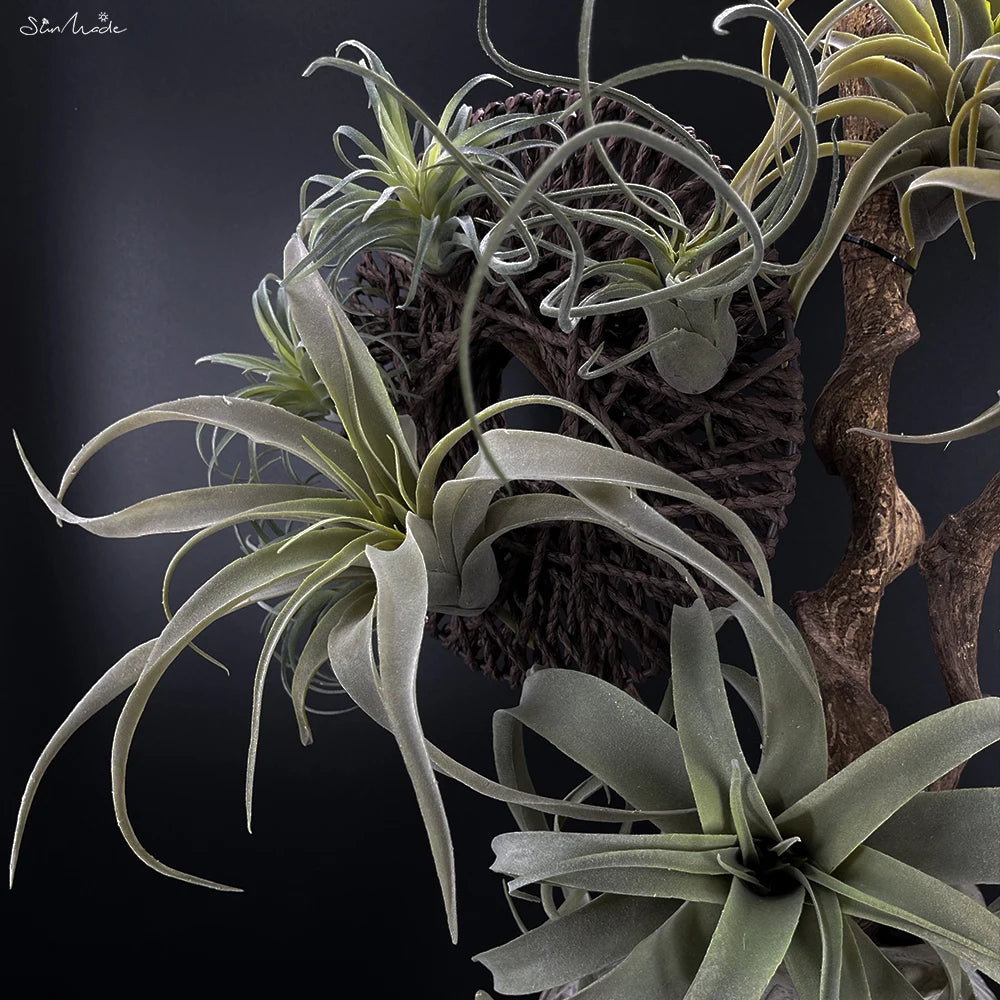 SunMade INS Air Grass Series Wall Hanging Big Fake Plants Garden Decoration Plantas Artificiales Home Decoration Accessories DIY