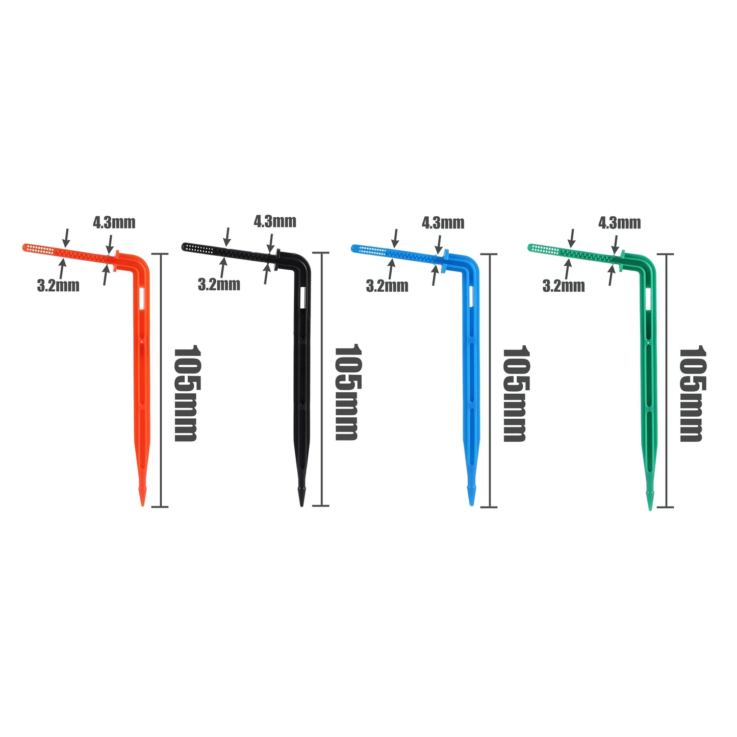 Dripping Arrow Drip Irrigation Emitter Micro Drip Irrigation Dripper Garden Greenhouse Farm Plant Flower Vegetable Watering Tool