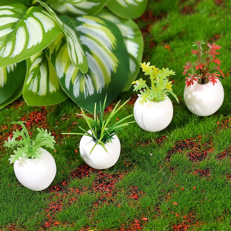 Dollhouse Dollhouse Dollhouse Accessories Miniature Model Micro Landscape Decoration Mini Simulation Succulent Plant Potting