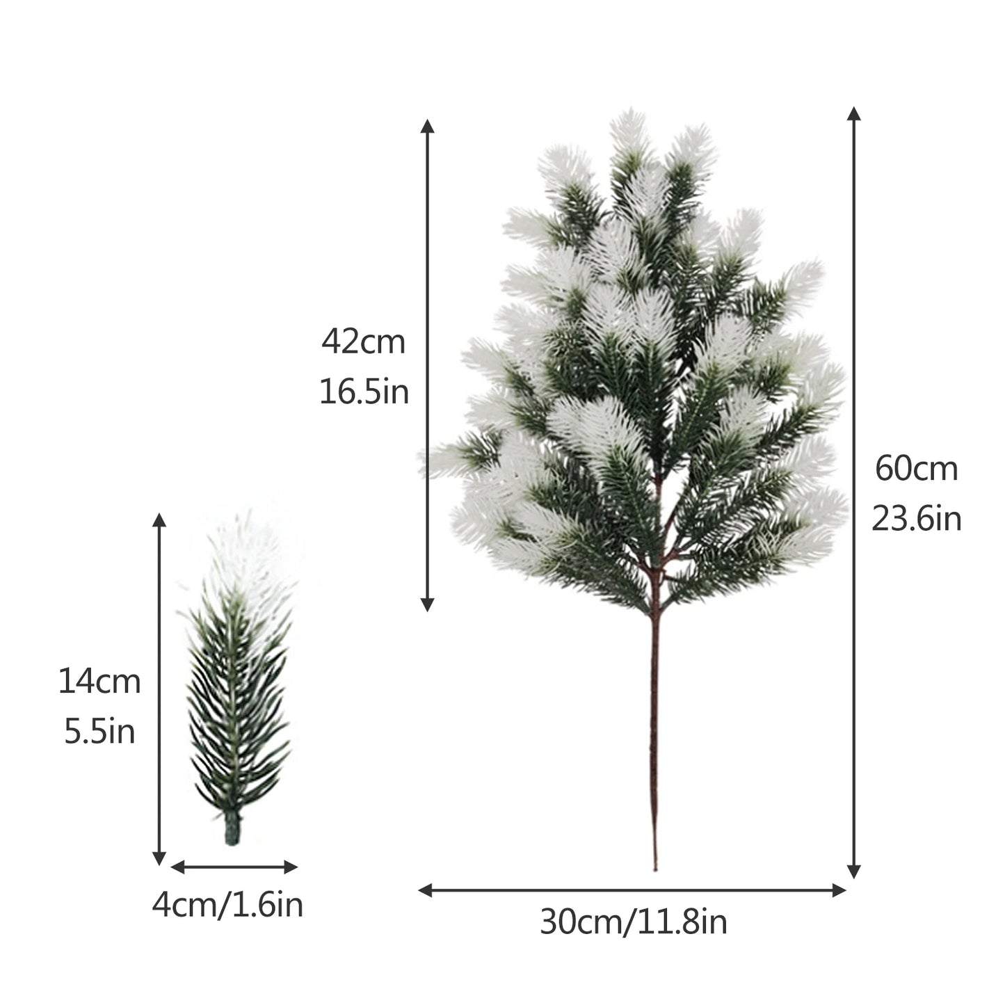 Christmas Pine Needles Ornament Fake Plants Artifical Flower Bendable Plastic Wall Hanging Photography Props Flowers