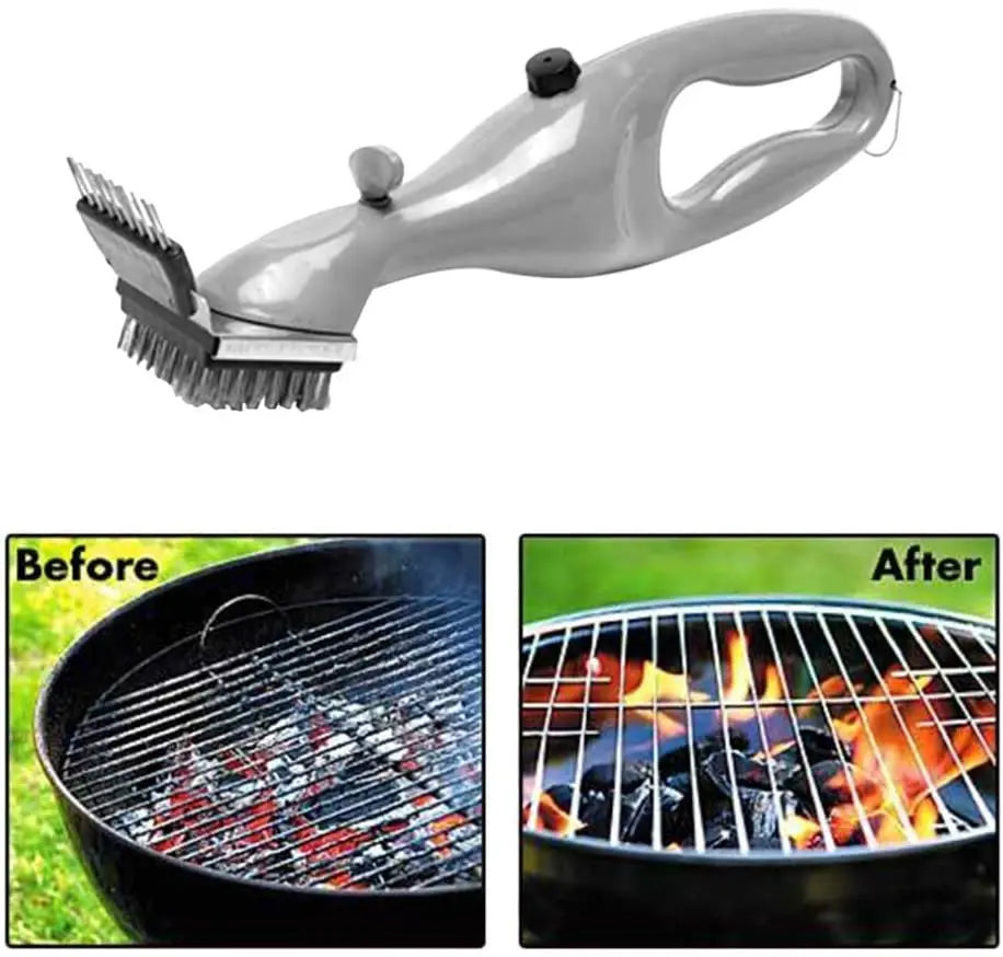 Barbecue Grill Outdoor Steam Cleaning Brushes BBQ Cleaner Suitable For Charcoal Scraper Gas Accessories Cooking Kitchen Tool