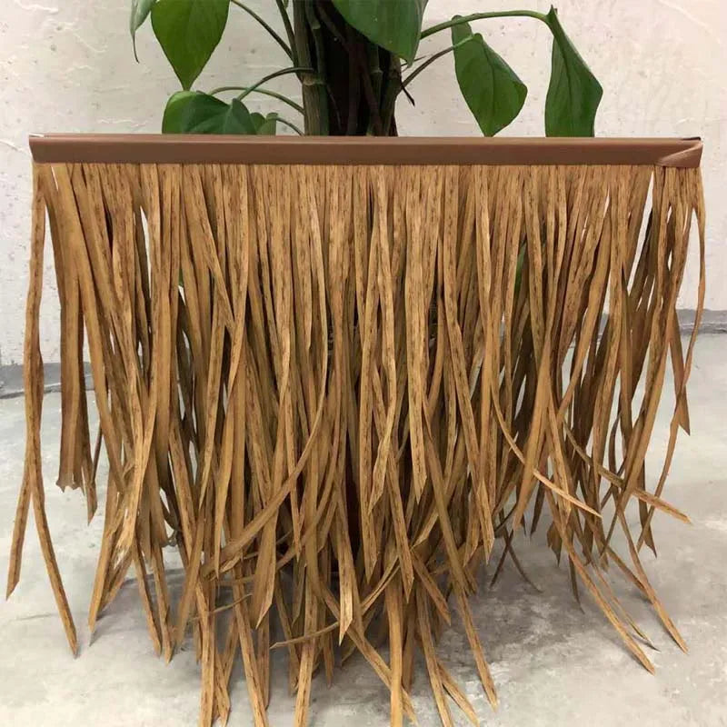 Fake Thatch Decor Simulation Natural Thatched Artifical Plant For Outdoor Roof Pavilion Home Garden Decoration Retardant Thatch
