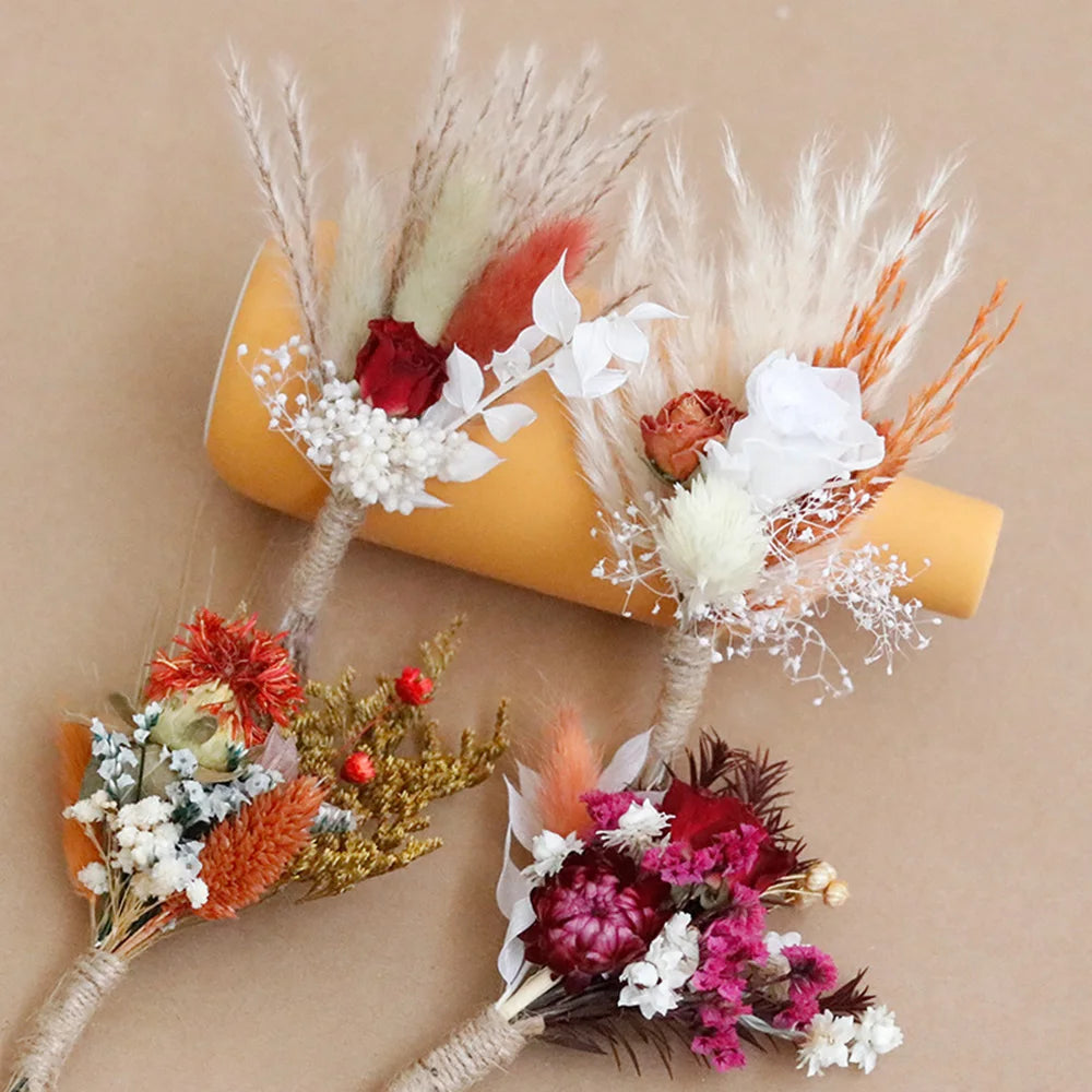 Mini Floral Branches Artifical Plant Home Decoration Christmas Xmas Wedding Party Arranging Dried Flower Ornament Crafts