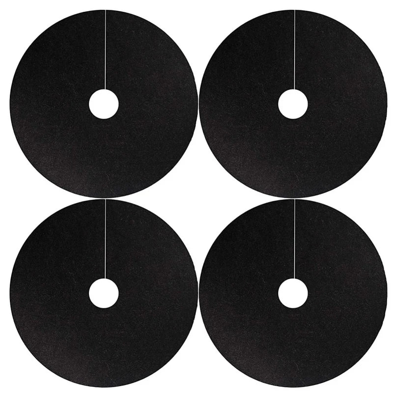 1Pcs New Tree Protection Weed Mats Ecological Control Cloth Mulch Ring Round Weed Barrier Plant Cover for Indoor Outdoor Gardens