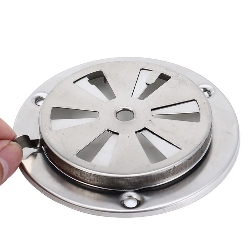 1-5PCS BBQ Grill Smoker Exhaust Vent Stove Air Vent Damper Stainless Steel Air Vent Hole BBQ Accessories Replacement Parts