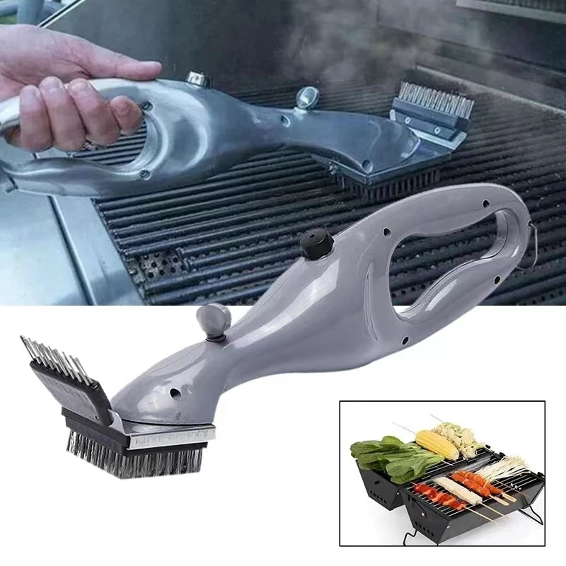 Barbecue Grill Cleaning Brush Portable Barbecue Grill Steam Cleaning Tool Steam or Gas Accessories BBQ Tool Cleaner Kitchen Tool