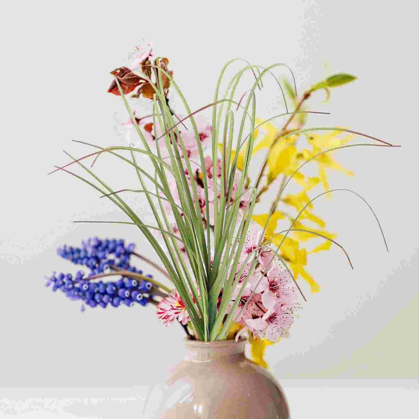 12 Pcs Artificial Shrub Plants Artifical Grass Household Furnishings Fake Simulation Ornament Plastic Tool Outdoor