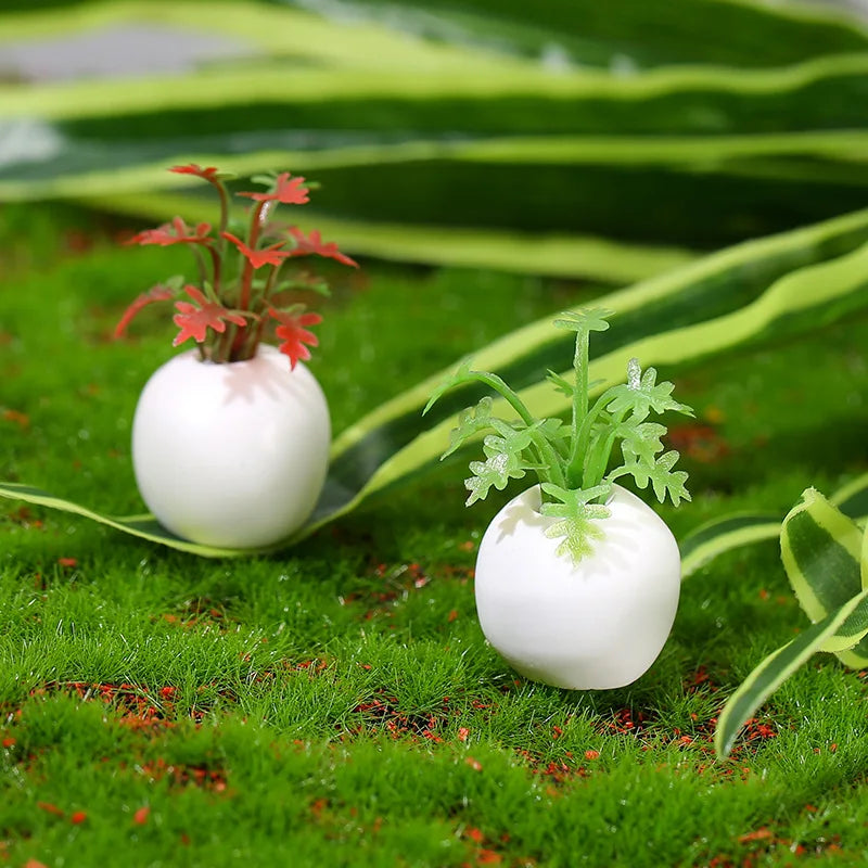 Dollhouse Dollhouse Dollhouse Accessories Miniature Model Micro Landscape Decoration Mini Simulation Succulent Plant Potting