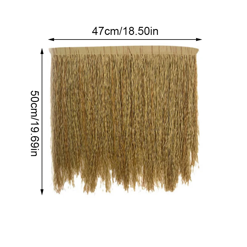 Fake Thatch Grass Decorate Simulation Natural Thatched Artifical Plant For Outdoor Roof Pavilion Home Garden Rainproof Thatch