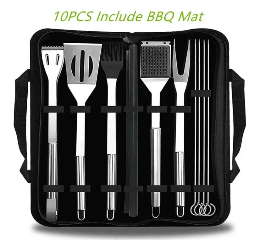 BBQ Tools Set Barbecue Utensil AccessoriesThermometer Barbeque Grilling Accessories Outdoor Gril Tools Set Bbq Utensil Set