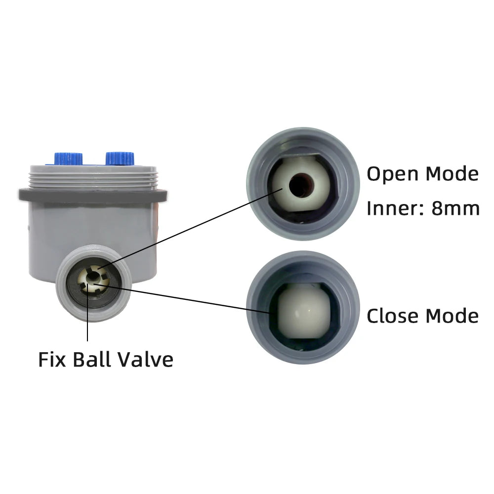 2pcs Aqualin Smart Ball Valve Watering Timer Automatic Electronic Home Garden for Irrigation Used in the Garden , Yard #21025-2
