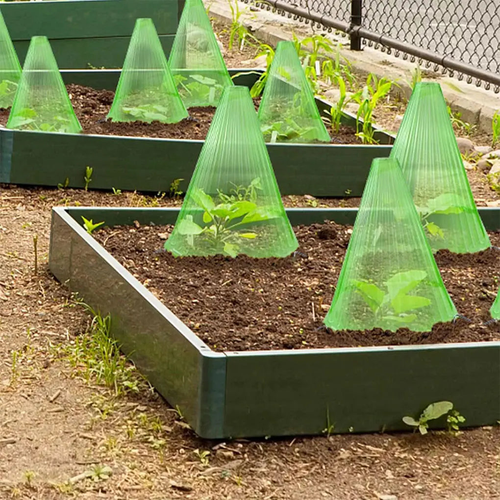 10x Green Garden S Growth With Plant Covers Easy To And Store Effective Plant Protection Plant Bell Green HA102363