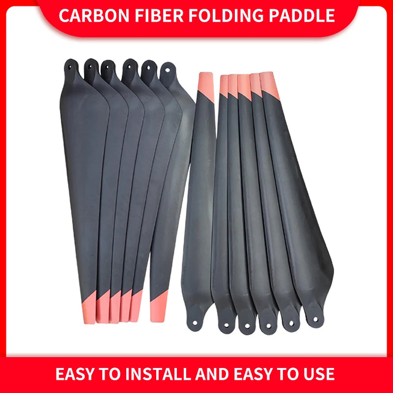 12 Pieces Dji T30 Drone Folding Paddle R3820 Carbon Material Fertilizing Agriculture Plant Protection UAV Wing Propeller