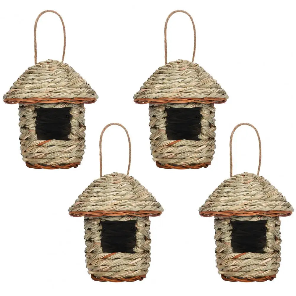 Durable Bird Nest Comfortable Hummingbird House Hand Woven Resting Place Hammock Hanging Hummingbird Nest