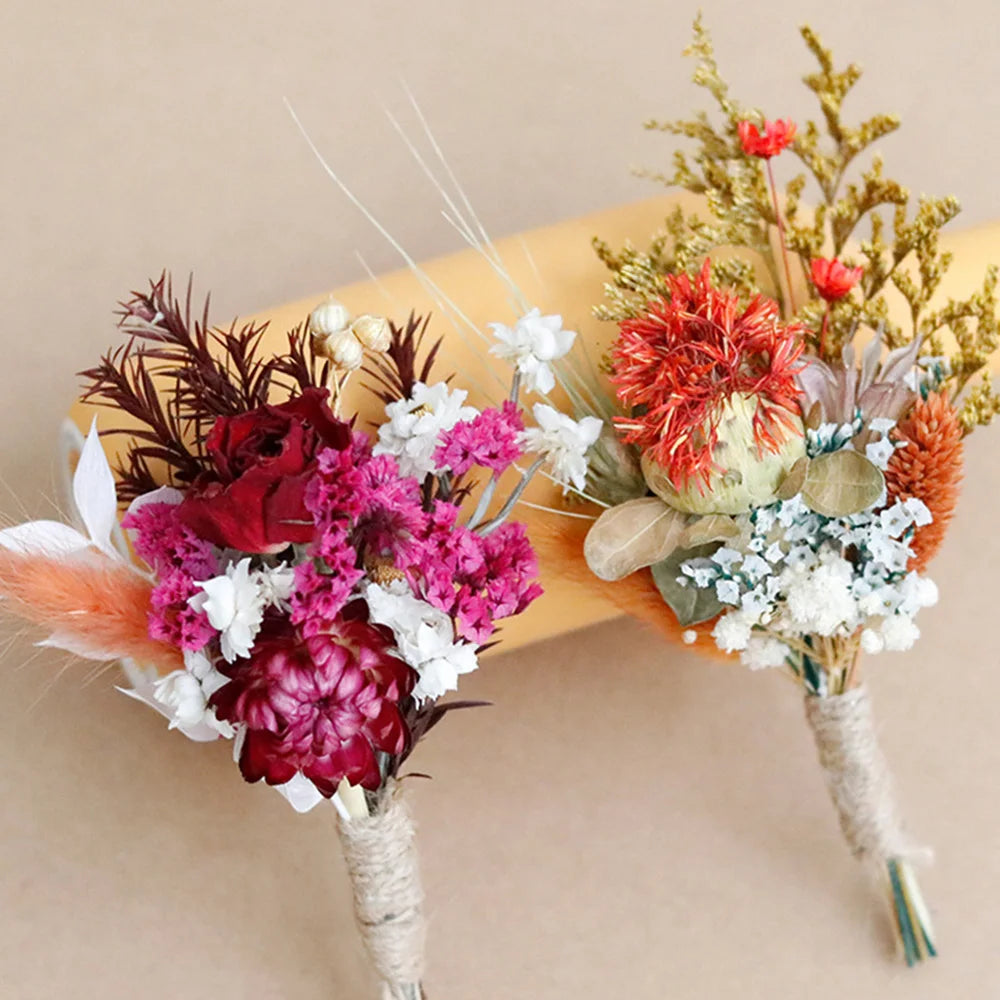 Mini Floral Branches Artifical Plant Home Decoration Christmas Xmas Wedding Party Arranging Dried Flower Ornament Crafts