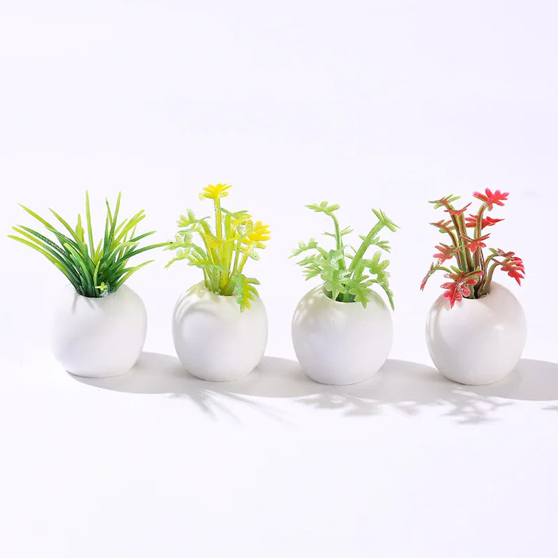 Dollhouse Dollhouse Dollhouse Accessories Miniature Model Micro Landscape Decoration Mini Simulation Succulent Plant Potting