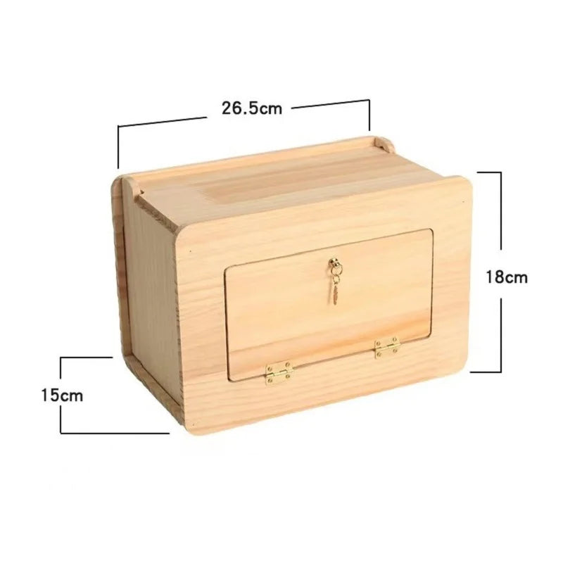 Bird Box Nesting Parakeet Cage House Houses Cockatiel Wooden Parrot Budgie Breeding Parakeets Wood Cages Boxes Home Supplies