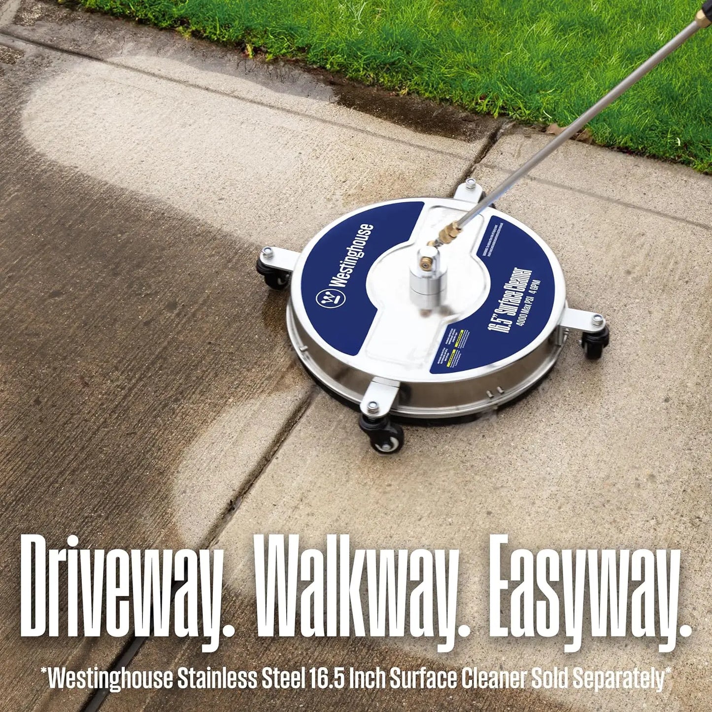 Westinghouse WPX3200 Gas Pressure Washer, 3200 PSI and 2.5 Max GPM, Onboard Soap Tank, Spray Gun and Wand, 5 Nozzle Set