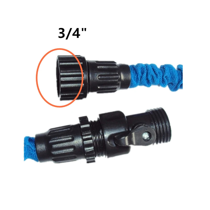 Magic Watering Hose Flexible Expandable Garden Hose Reels Water Hose Pipe US EU Quick Connector Valve Blue Green 25FT-200FT
