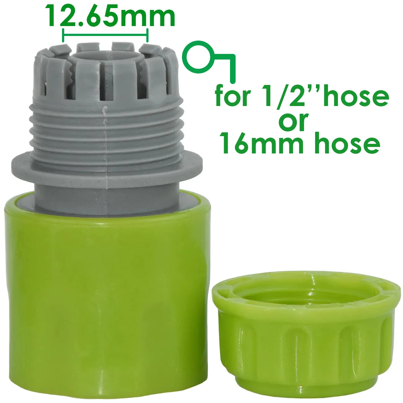 KESLA 10PCS Hose Garden Tap Water Hose Pipe 1/2 inch 16mm Connector Quick Connect Adapter Fitting Repair Watering Greenhouse