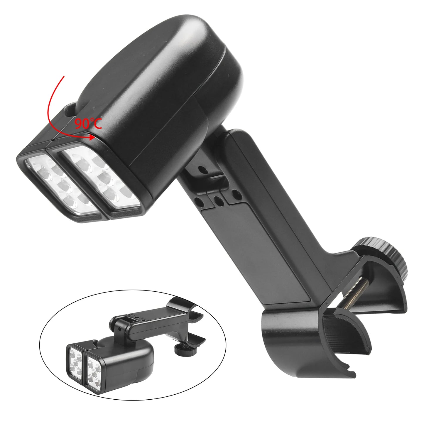 LED Barbecue Grill Light 10 LEDs Heat Resistant Waterproof Night Grilling Lamp Mount Clip Outdoor Switch LED BBQ Light