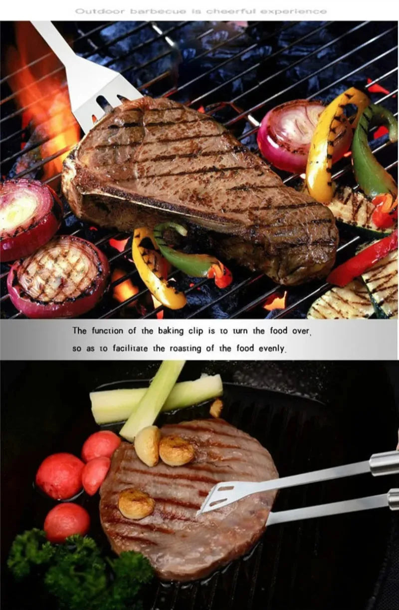 BBQ Tools Set Barbecue Utensil AccessoriesThermometer Barbeque Grilling Accessories Outdoor Gril Tools Set Bbq Utensil Set