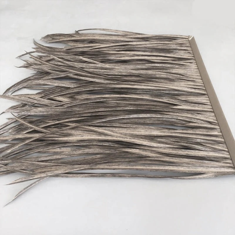 50cm Fake Thatch Artifical Plant for Roof Decoration PVC Retardant False Thatch Simulation Natural Thatched Home Garden Decor