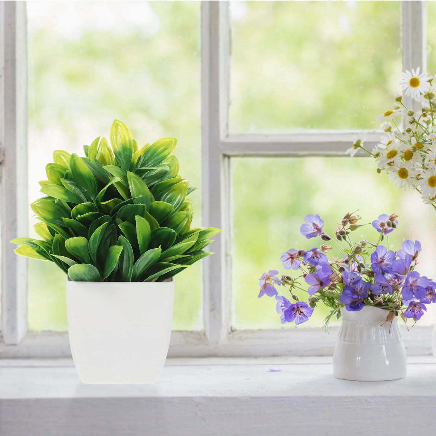 Premium Realistic Convenient Fake Plants Faux Plant Farmhouse Kitchen Decor Artifical Plants for Home