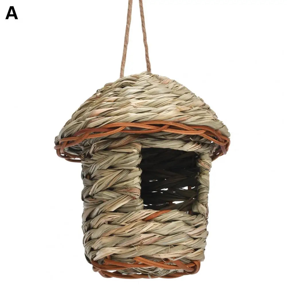 Durable Bird Nest Comfortable Hummingbird House Hand Woven Resting Place Hammock Hanging Hummingbird Nest