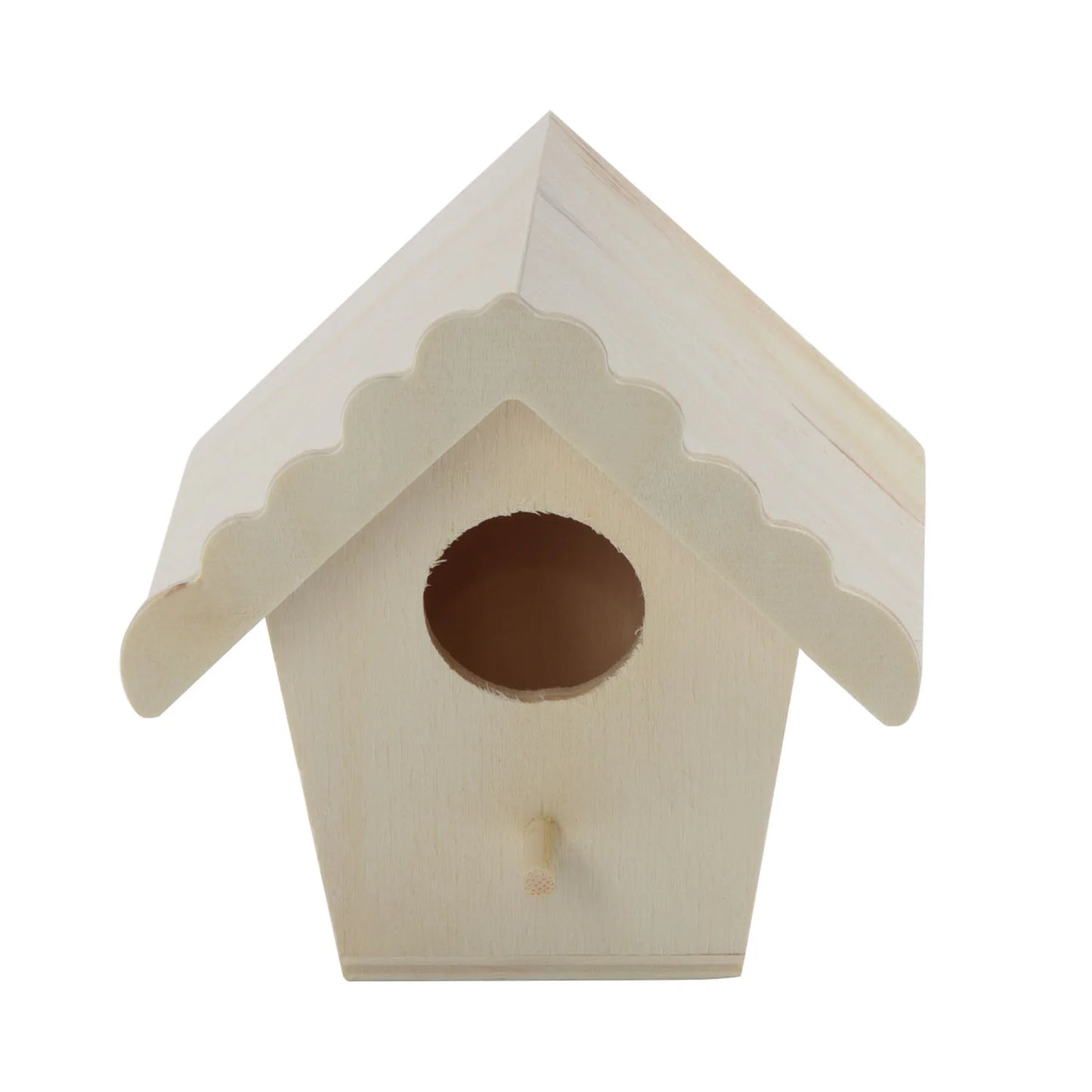 Wooden Hummingbird House Bird Cage Accessories DIY Wooden Kit Bird's Nest Ornaments Home Gardening Garden Decoration