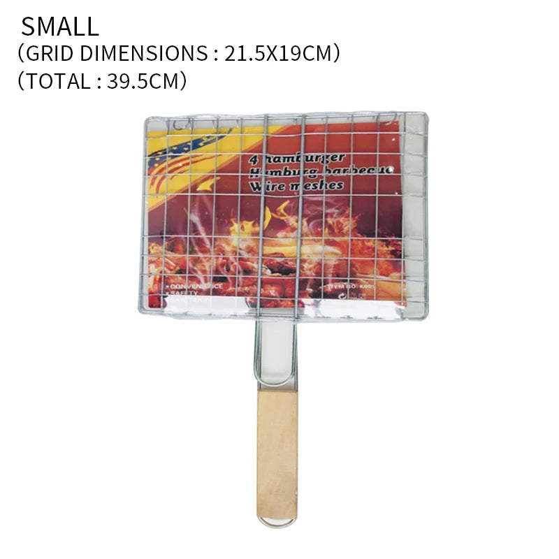 C2 BBQ Non-Stick Grilling Basket Grill Heat Resistant Grill Sheet Liner Mesh Mat Meat Vegetable Steak Picnic Party Barbecue Tool