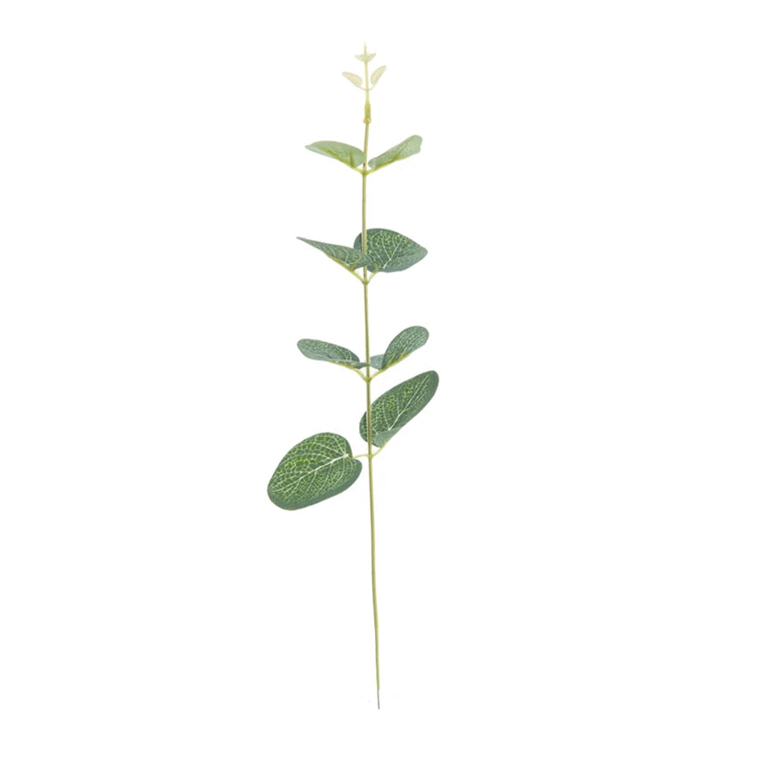10PCS Artificial Plant Fake Grass Christmas Decorations Vases for Home Wedding Decorative Flowers Wreath Silk Eucalyptus Leave
