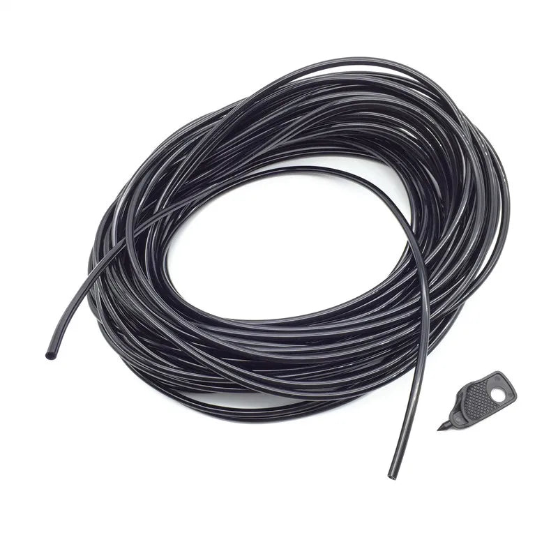 10m/20m/40m Garden Watering 3/5mm Hose Micro Drip Irrigation Water Tubing With Hole Puncher Greenhouse Bonsai Plant Drip Pipe