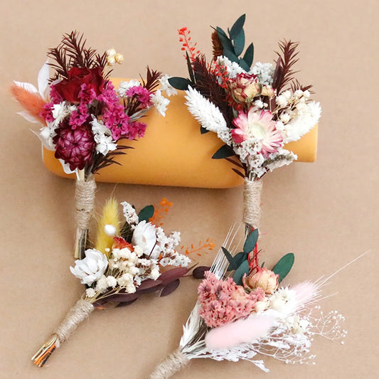Mini Floral Branches Artifical Plant Home Decoration  Christmas Xmas Wedding Party Arranging Dried Flower Ornament Crafts